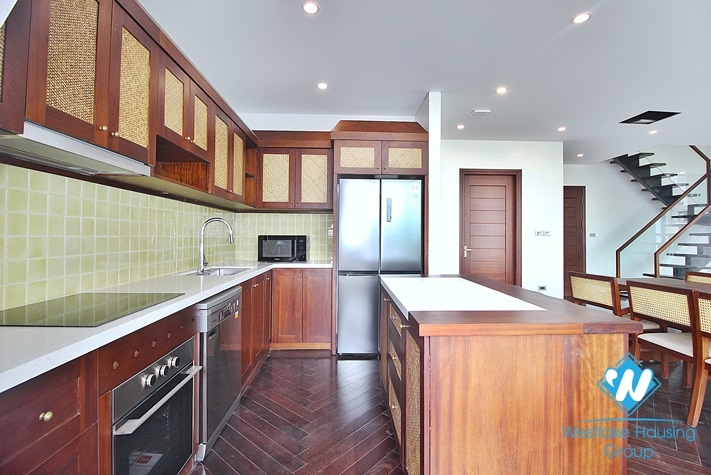 A brand new duplex 3 bedroom apartment in Dang thai mai, Tay ho